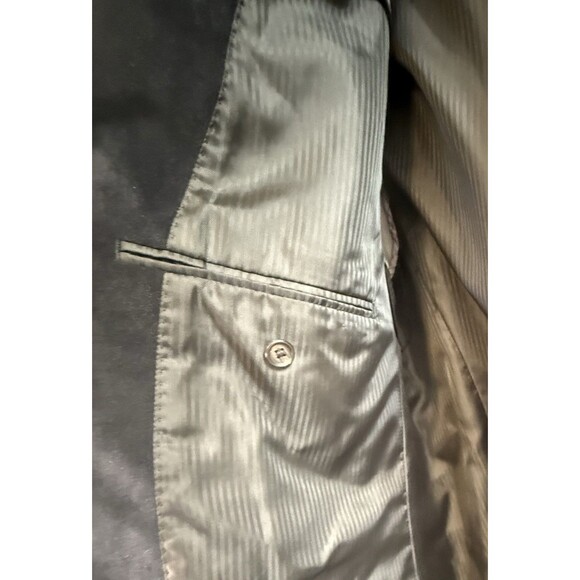 Ralph Ralph Lauren Men’s Blazer Jacket 41L Gray Velvet Look 2 Button Dillard’s - Picture 10 of 13
